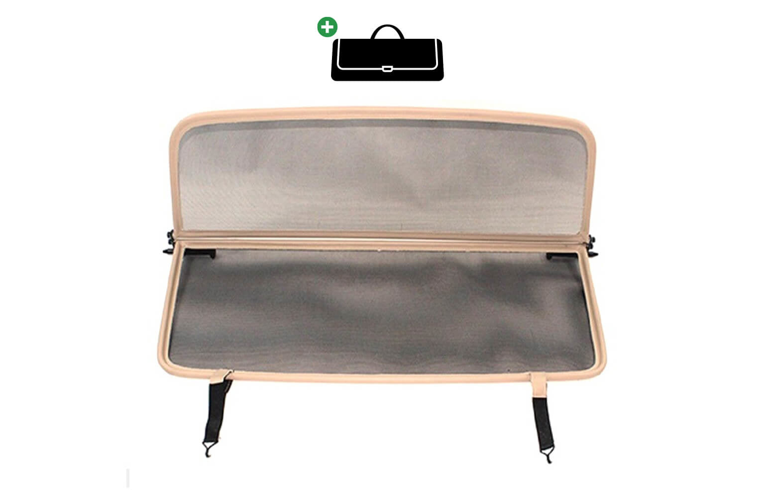 VW Kever 1302/1303 Snelsl. cabrio windscherm beige